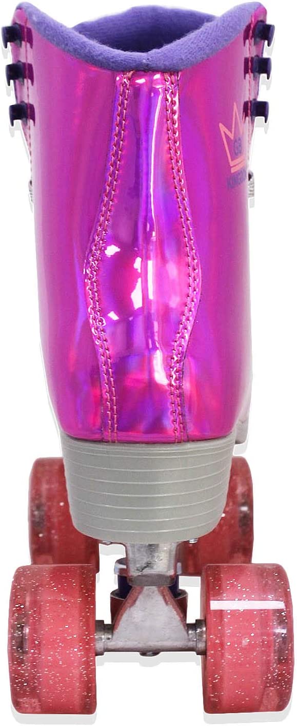 Kingdom GB Impulse Quad Womens Roller Skates Holographic Purple