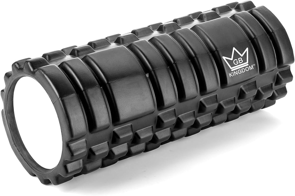 Kingdom GB Grid Foam Roller for Deep Tissue Muscle Massage Trigger Point Physio Fitness Exercise 33cm