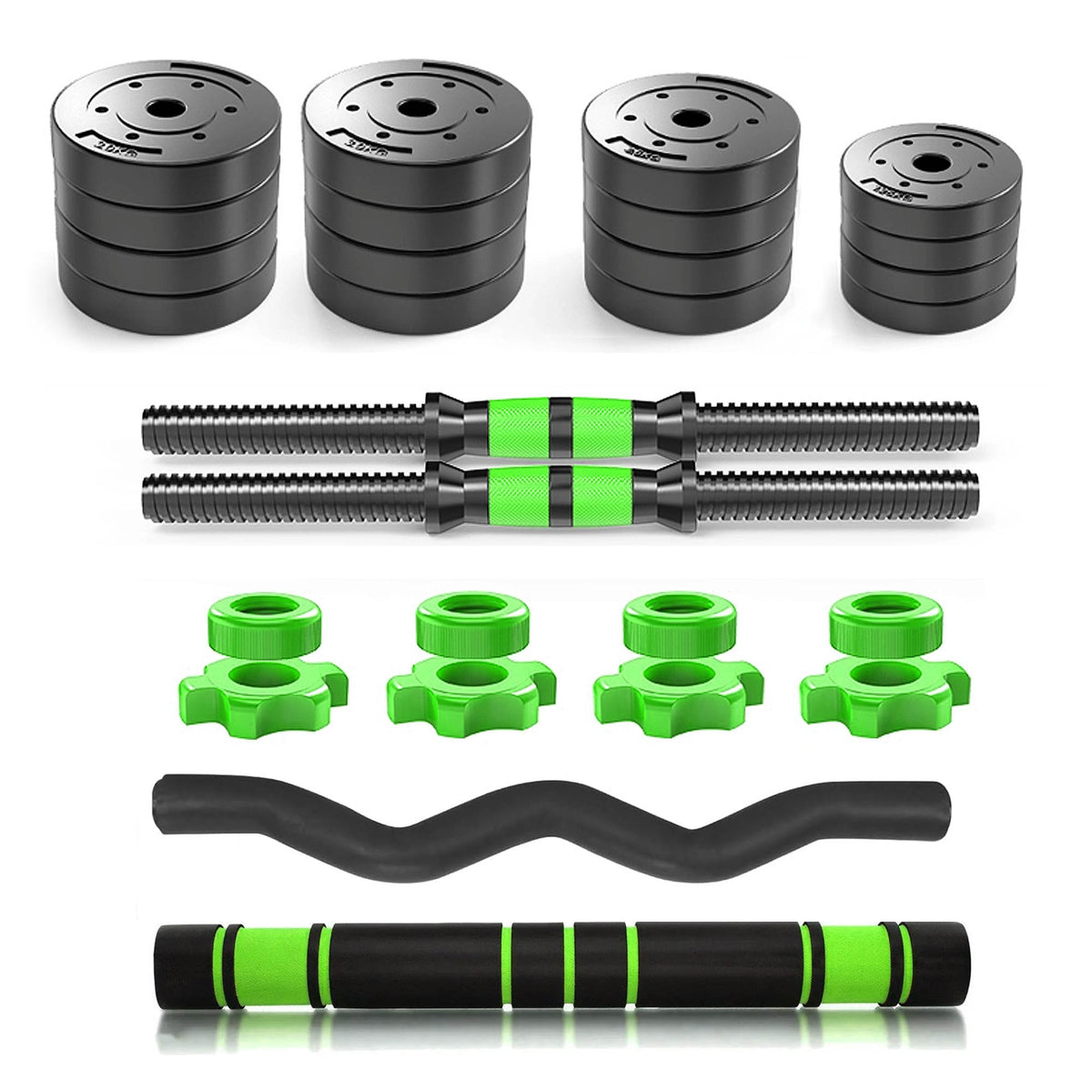 Kingdom GB 6in1 Adjustable Dumbbells Weights Set