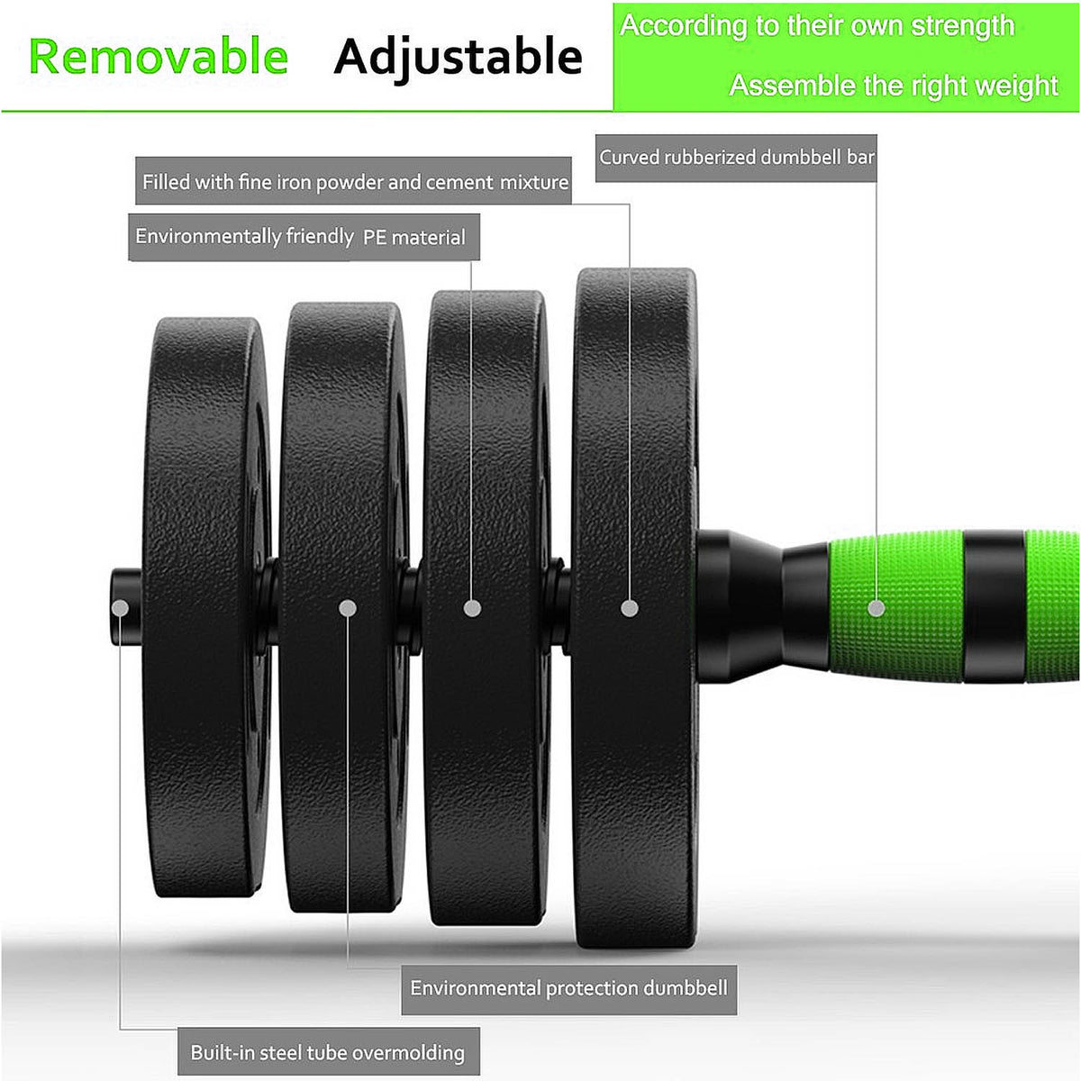 Kingdom GB 6in1 Adjustable Dumbbells Weights Set