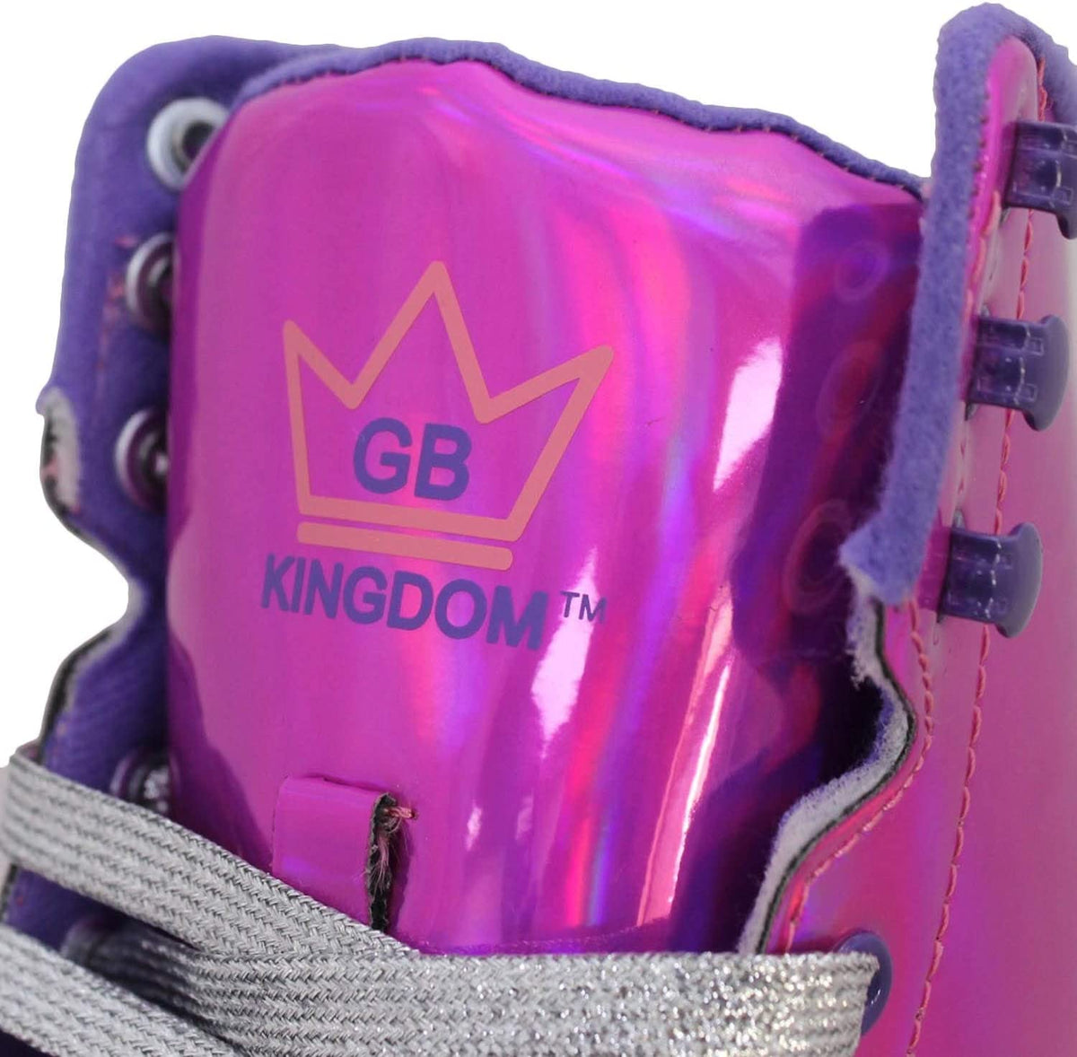 Kingdom GB Impulse Quad Womens Roller Skates Holographic Purple