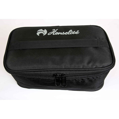 Henselite Two Bowl Bag  Black/White