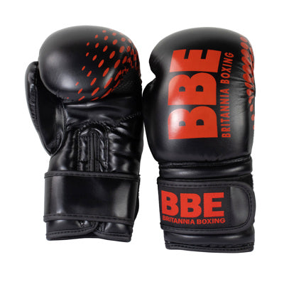 BBE Boxing Training Glove 8oz Black/Red