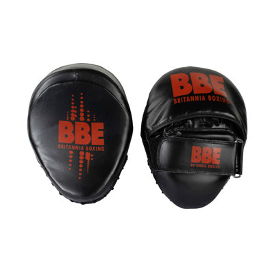 BBE Boxing Curved Hook & Jab Pads One Size Black/Red