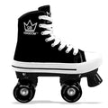 Kingdom GB HI-PE Canvas Quad Roller Skates Black