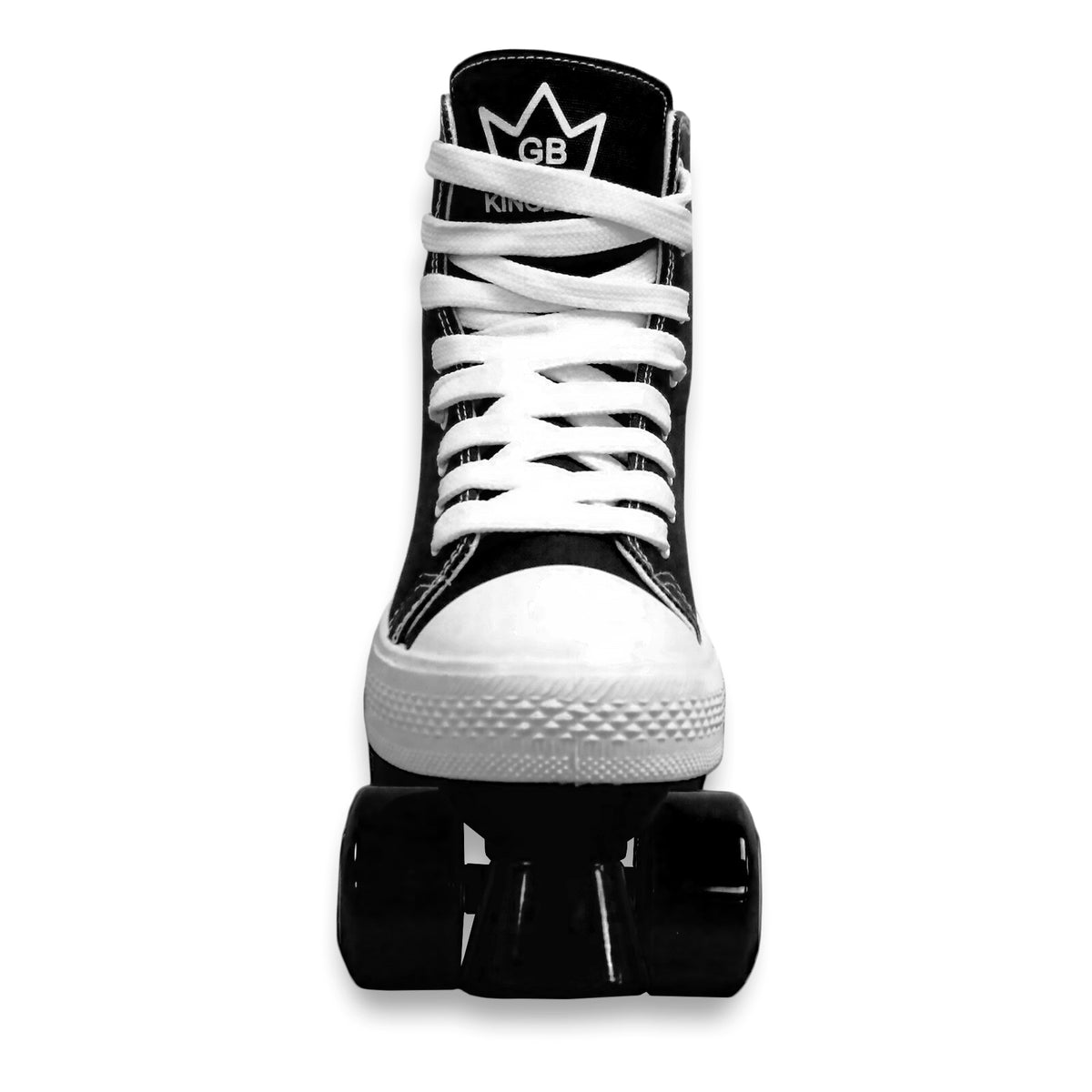 Kingdom GB HI-PE Canvas Quad Roller Skates Black