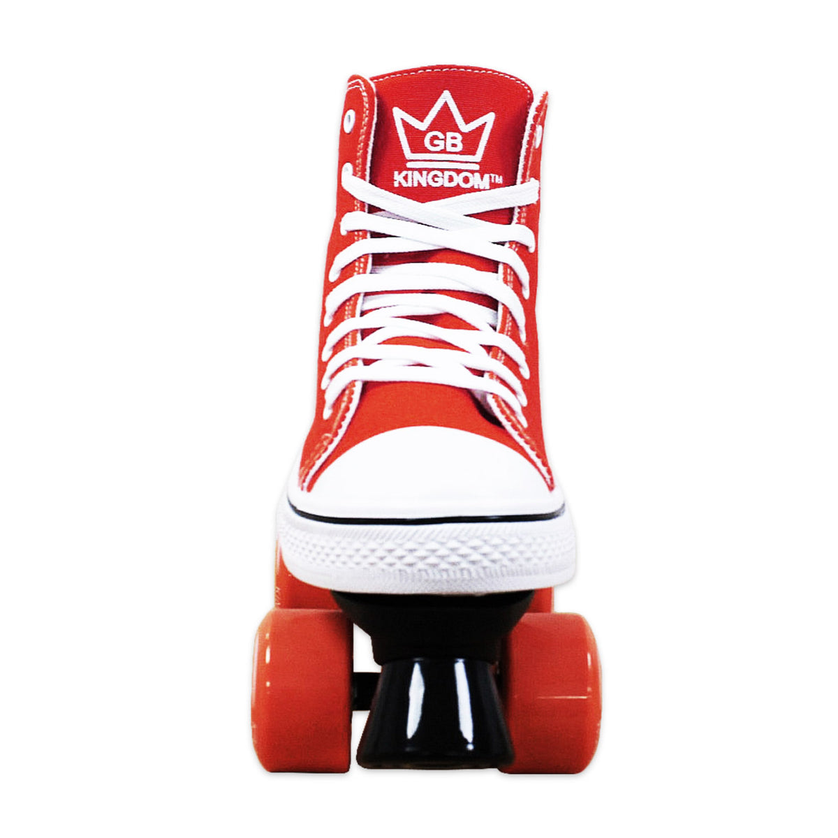 Kingdom GB HI-PE Canvas Quad Roller Skates Red