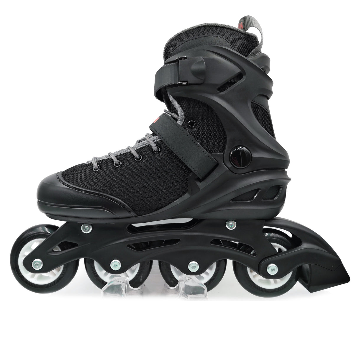 Kingdom GB R40 Rage Inline Roller Skates Black Red