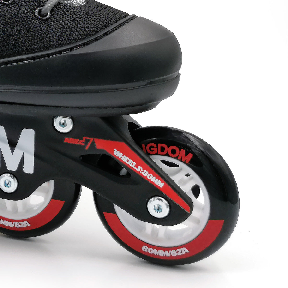 Kingdom GB R40 Rage Inline Roller Skates Black Red