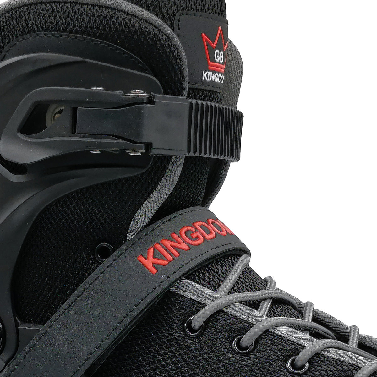 Kingdom GB R40 Rage Inline Roller Skates Black Red