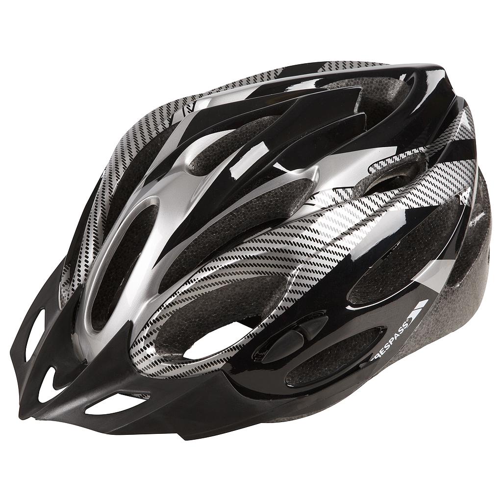 Trespass Crankster Cycle Helmet White/Black