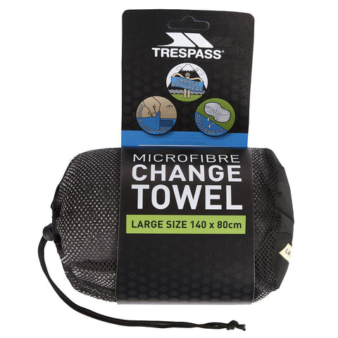 Trespass Transfix Microfibre Towel  Storm Grey