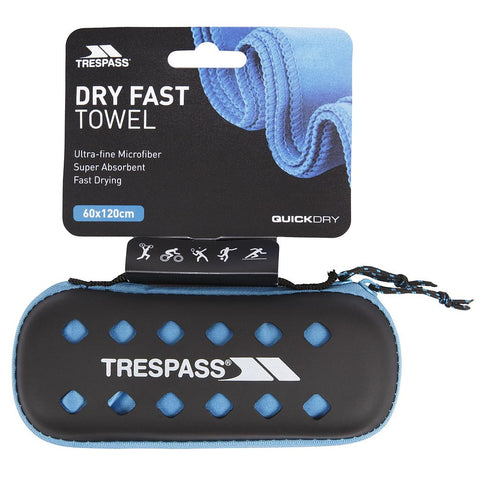 Trespass Compatto Microfibre Towel  Blue