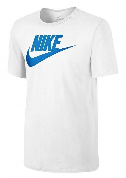 NIKE Logo Graphic Tee Shirt Mens T-Shirt Crew Neck Cotton Casual Sports